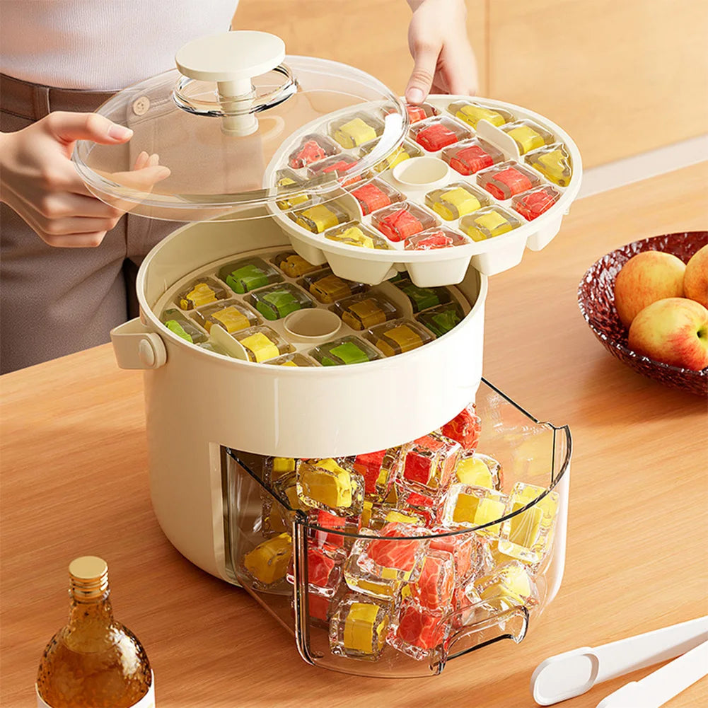 🧊 Molde de Hielo Premium 40 Cubos – Elegancia y Funcionalidad en Cada Bebida