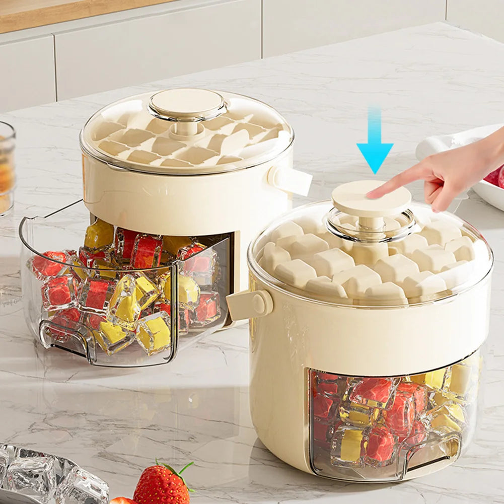 🧊 Molde de Hielo Premium 40 Cubos – Elegancia y Funcionalidad en Cada Bebida